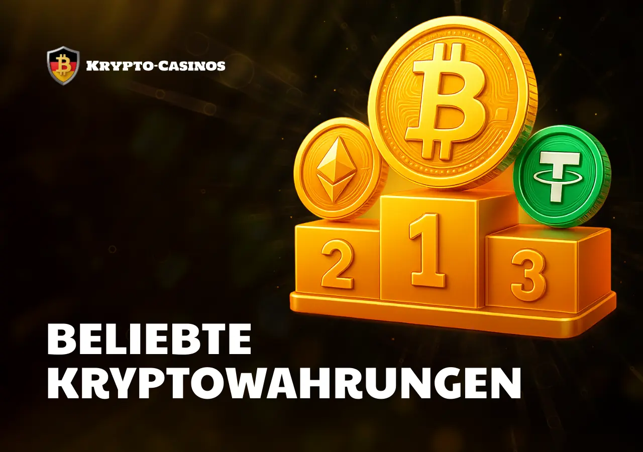 Krypto-Casinos akzeptieren Bitcoin, Ethereum und Tether für schnelle Transaktionen