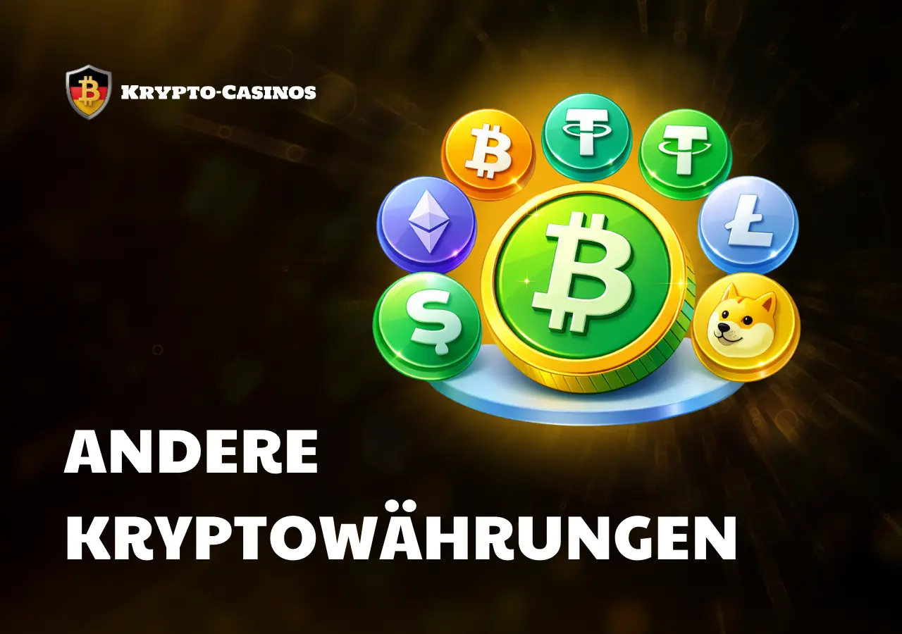 Beliebte Kryptowährungen für Casino-Zahlungen
