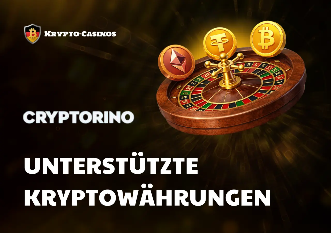 Unterstützte Kryptowährungen im Casino