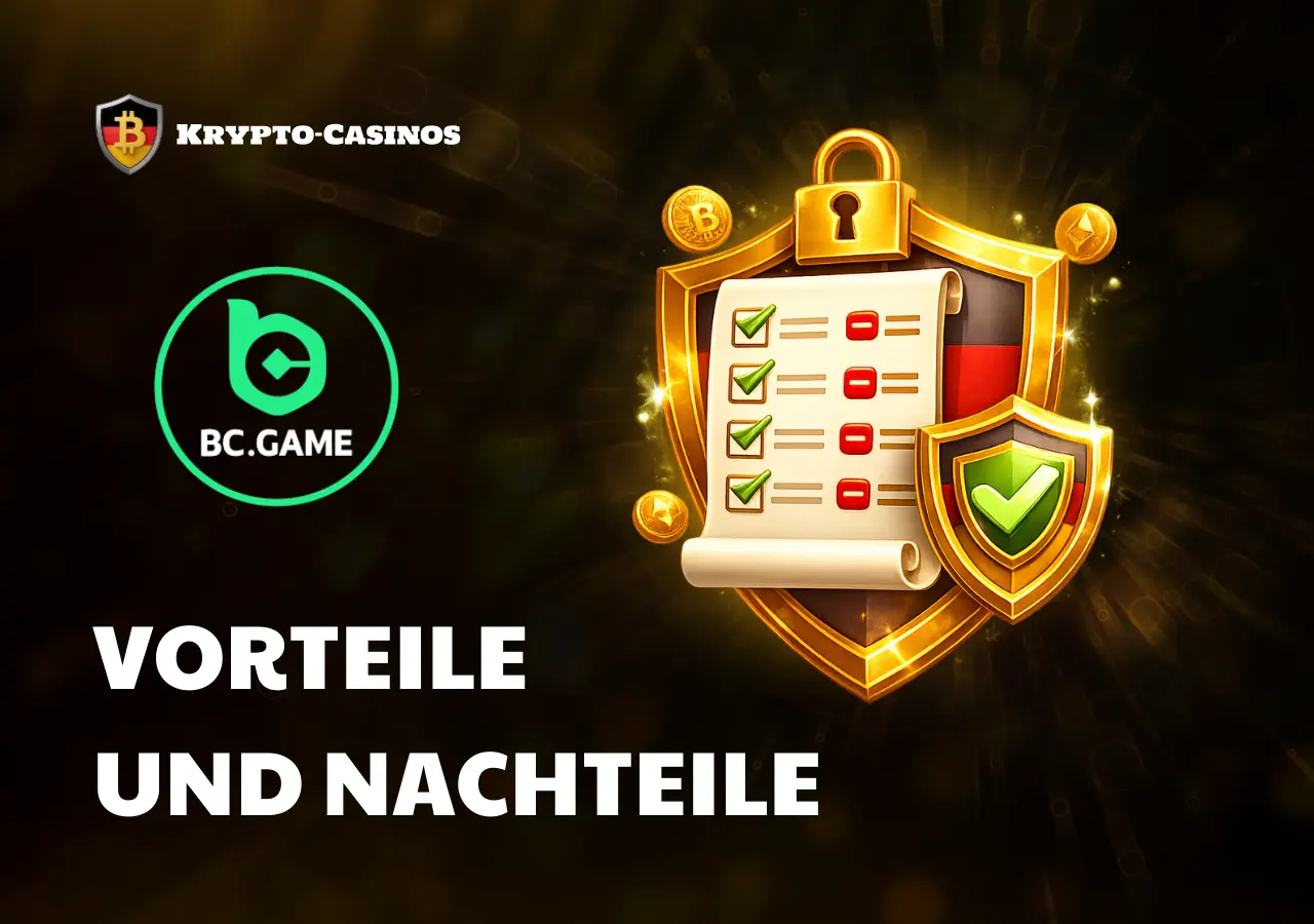 BC.Game Vorteile und Nachteile Überblick