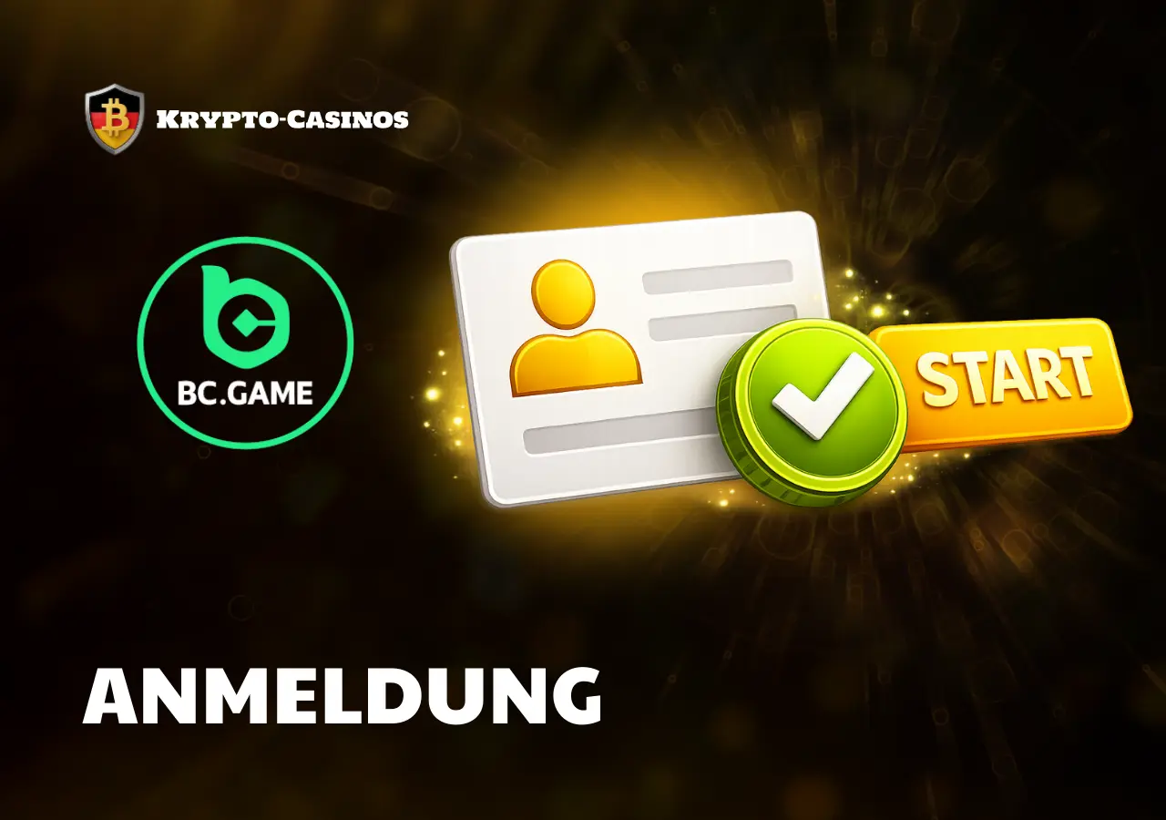 Registrierung im Krypto Casino Ablauf
